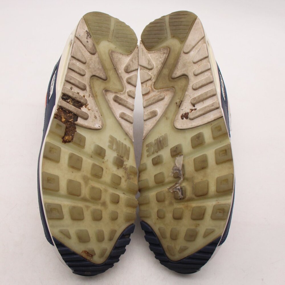 Nike Air Max 90 USA Denim ‘White Red Navy Blue’ Men’s Size 12 DJ5170-100 - Picture 7 of 11